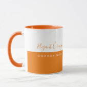 Élégante Mug orange (Gauche)