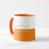 Élégante Mug orange (Devant gauche)