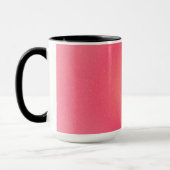Élégante Mug rose avec étincelle subtile (Gauche)