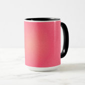 Élégante Mug rose avec étincelle subtile (Devant droit)