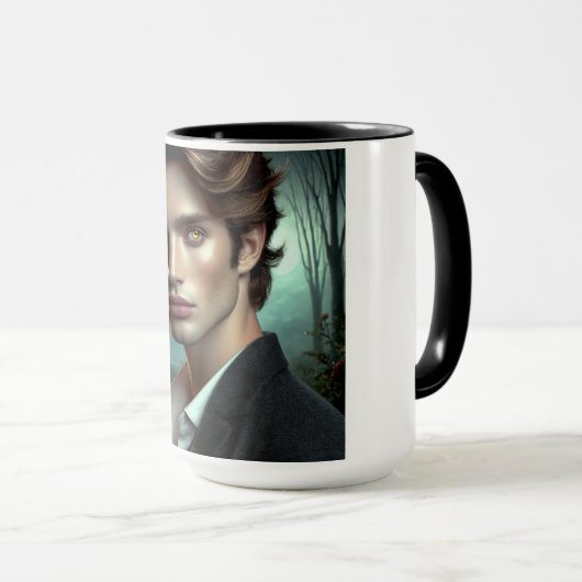 Elégante Mug Vampire - Belle Conception Vampire (Devant droit)