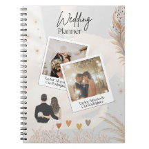 Elegante Multi-Photo Wedding Planner Notitieboek