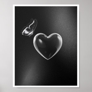Elegante muurkunst, romantisch kamerdecor poster