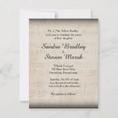 Elegante muziek trouwkaart kaart (Voorkant)