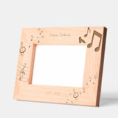 Elegante muzieknoot naam aandenken lijst gegraveerde lijstjes (Links)