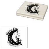 Elegante Mystic Custom Logo, groot Rubberstempel (Gestempeld)