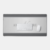 Elegante naam en monogram belettering (of andere t bureaumat (Keyboard & Muis)