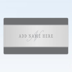Elegante naam en monogram belettering (of andere t labels
