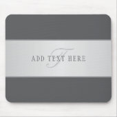 Elegante naam en monogram belettering (of andere t muismat (Voorkant)