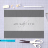 Elegante naam en monogram belettering (of andere t tissuepapier (Craft)