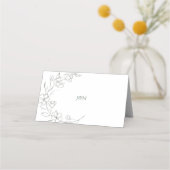 Elegante naam Food Kaart (Achterkant)