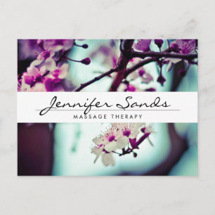 ELEGANTE NAAM met CHERRY BLOSSOMS Briefkaart