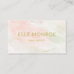 Elegante Nail Artist Business & eAppointment Kaart Visitekaartje