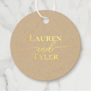 Elegante namen Monogrammed bruiloft uitnodigingen Bedankjes Labels