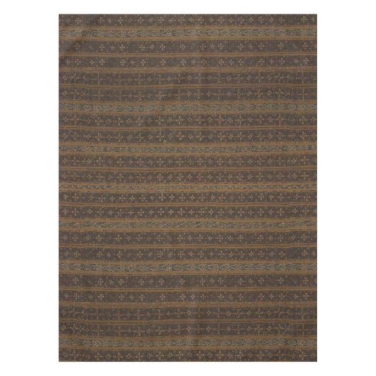 Élégante nappe Batik striée (Devant)