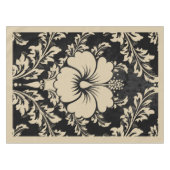 Elégante nappe beige et noire damassée (Devant (Horizontal))