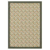 Elégante nappe de Boho avec conception de Paisley  (Devant)