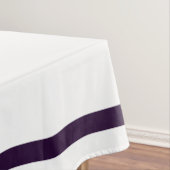 Élégante nappe de Mariage blanc violet (In Situ)