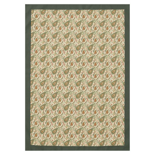 Elégante Nappe de Paisley - Décor Boho Terme (Devant)