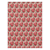 Élégante nappe de roses rouges (Devant)