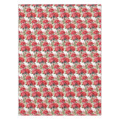 Élégante nappe de roses rouges (Devant)