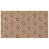 Elégante nappe en coton Rouge/Argent/Or (Devant (Horizontal))