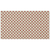 Elégante nappe florale de la Poinsettia de Noël (Devant (Horizontal))