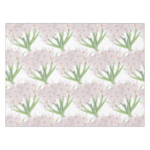 Élégante nappe Florale Pastel Pink Lilies (Devant (Horizontal))