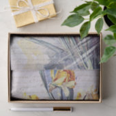 Elegante narcissen bloemen tissuepapier (Geschenk)