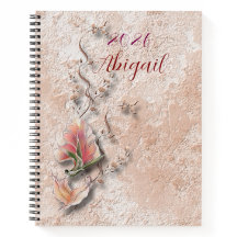 Elegante natuur geprägde spiraalnotitieboek