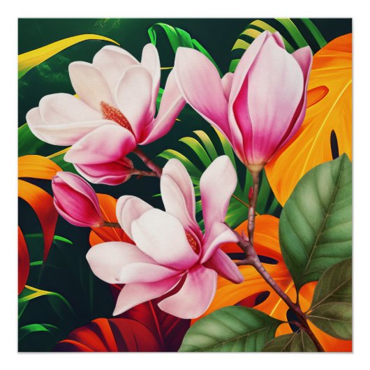 ELEGANTE NATUUR PLANT BLOEM PERFECT POSTER (Voorkant)