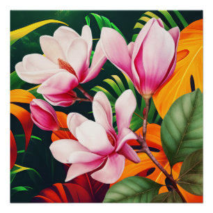 ELEGANTE NATUUR PLANT FLOWER PERFECT POSTER