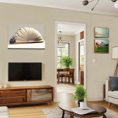 Elegante Nautilus spiraalmuurkunst Canvas Afdruk