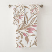 Elegante Neutral Floral Botanical Bad Handdoek (Insitu)
