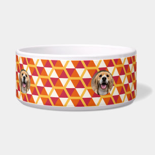 Elegante Nieuwe Hond Moeder Hond Vader Puppy Voerbakje