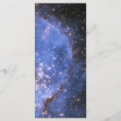 Elegante Night Sky / Space Theme Slim Dinner Menu (Achterkant)