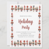 Elegante Notenkraker Kerstmis Feest Kaart (Voorkant)