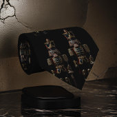 Elegante Notenkraker Soldier Black Shadow Stropdas