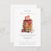 Élégante Nuptiale Brunch Nuptiale Invitation Douch (Devant / Derrière)