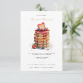 Élégante Nuptiale Brunch Nuptiale Invitation Douch (Debout devant)