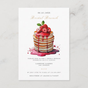 Élégante Nuptiale Brunch Nuptiale Invitation Douch