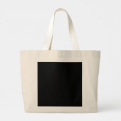 Elegante Ocean frangipani bloem Custom Grote Tote Bag (Achterkant)