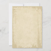 Elegante Off-White Grunge Edge Sla de datum op Save The Date (Achterkant)