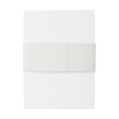 Elegante off-white twig bruiloft uitnodiging uitnodigingen wikkel (Achterkant Voorbeeld)