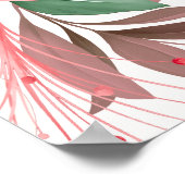 Elegante Onberispelijke Sakura Roze Bruidsdouche O Poster (Hoek)