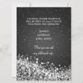 Elegante ontvangst Sparkling Wave Zwart Kaart (Achterkant)