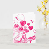 ELEGANTE ONTWERPER HART NOTITIE KAARTEN (Gele Bloem)