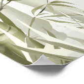 Elegante oosterse bamboekraan poster (Hoek)