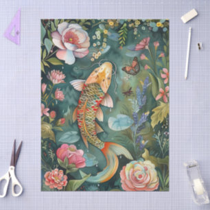 Elegante Oosterse Tuin Thema Decoupage Crafting Tissuepapier