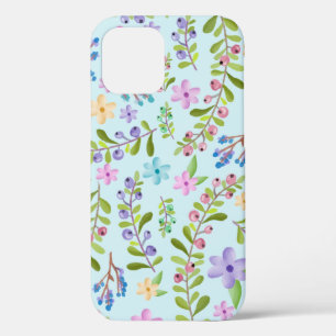 Elegante op maat gemaakte bloemenfoto iPhone 12 hoesje